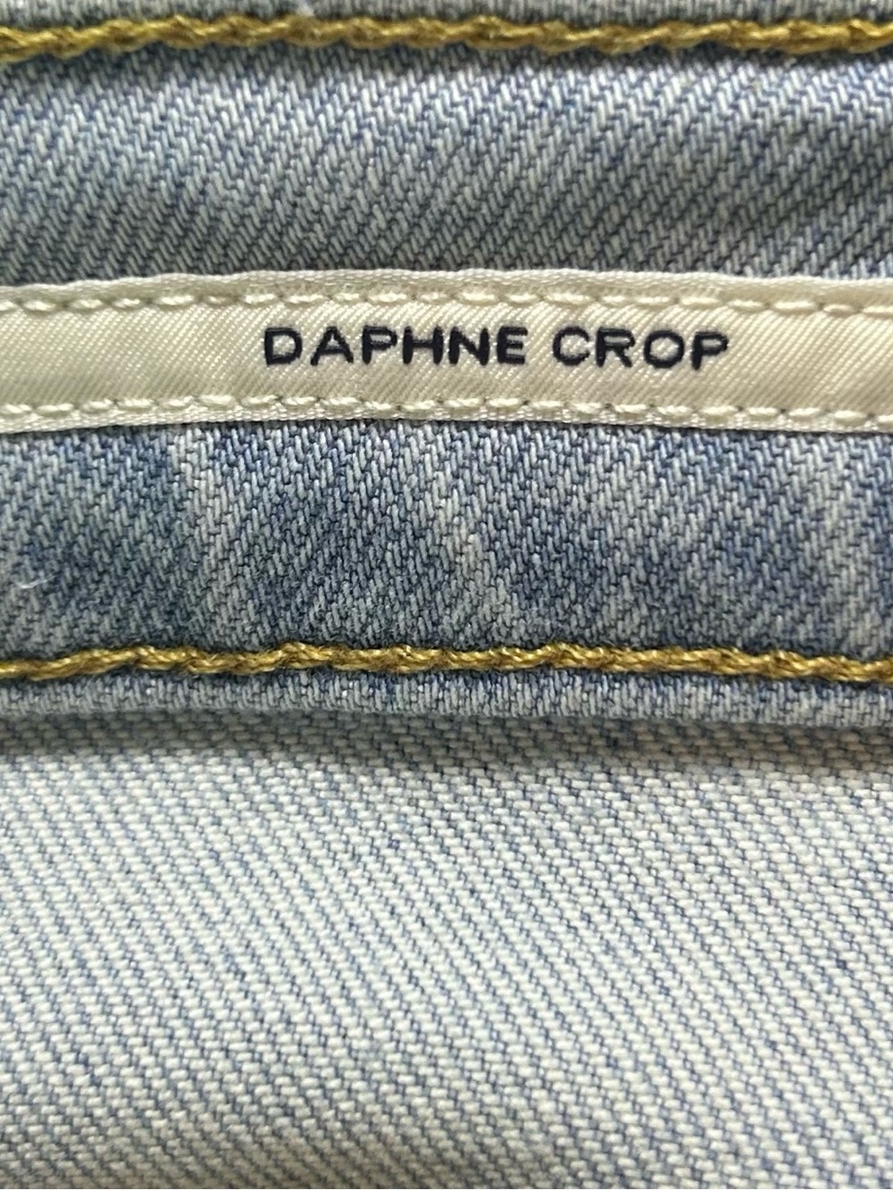 CITIZENS OF HUMANITY Women’s Daphne Crop High Waisted Stovepipe Jeans Raw Hem - Picture 6 of 8